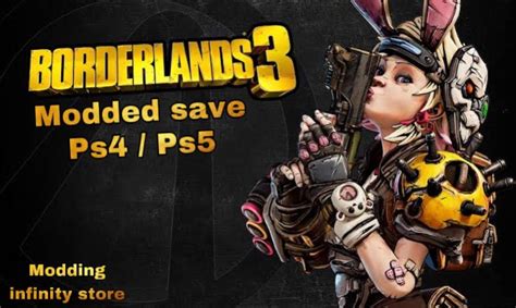 Biomutant Starter Save; Borderlands 3 - Modded Weapon Save (PS4) Cyberpunk 2077 Fully Modded Starter Saves ALL LIFE PATHS & GENDERS (PS4PS5) Days Gone End Game Modded Save (1. . Borderlands 3 modded save ps4